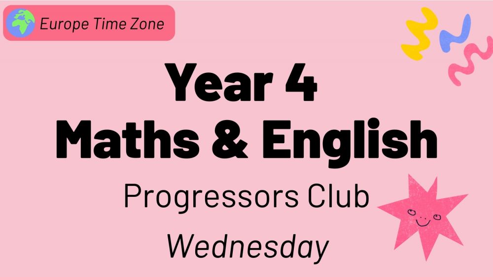 Year 4 Maths and English │ Half Term 4 