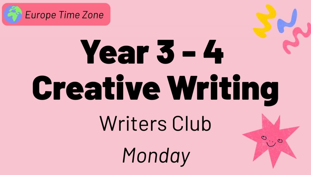 Year 3-4 Creative Writing │ Half Term 4
