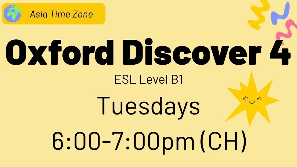 ESL Oxford Discover Club (Level 4) │ Half Term 1
